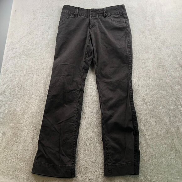 Eddie Bauer Womens Blakely Bootcut Pants Size 4 Herringbone Brown Classic Casual - Picture 15 of 16